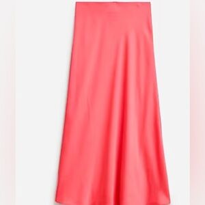 J Crew Gwyneth Slip Skirt Pink